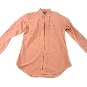 Ralph Lauren Men's Custom Fit Oxford Button Down Shirt